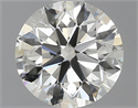 Natural Diamond 0.80 Carats, Round with Excellent Cut, K Color, VVS2 Clarity and Certified by GIA