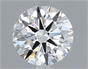 Natural Diamond 0.55 Carats, Round with Excellent Cut, E Color, VS1 Clarity and Certified by GIA
