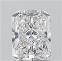 Natural Diamond 1.20 Carats, Radiant with  Cut, D Color, VS2 Clarity and Certified by GIA