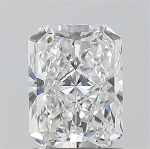 Picture of Natural Diamond 1.20 Carats, Radiant with  Cut, D Color, VS2 Clarity and Certified by GIA