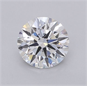 Del inventario de diamantes de laboratorio, 1.03 quilates, Redondo , Color E, claridad VVS2 y certificado IGI