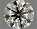 Natural Diamond 1.01 Carats, Round with Very Good Cut, L Color, VS1 Clarity and Certified by IGI
