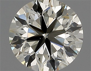 Picture of Natural Diamond 1.01 Carats, Round with Very Good Cut, L Color, VS1 Clarity and Certified by IGI