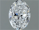 Diamante Natural 0.60 quilates, Ovalado , Color E, claridad SI1 y certificado GIA