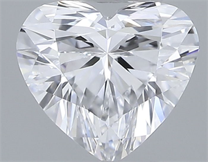 Picture of Natural Diamond 0.33 Carats, Heart with  Cut, D Color, VVS1 Clarity and Certified by GIA