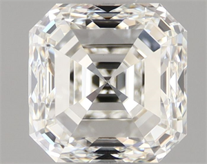 Foto Diamante Natural 1.00 quilates, Asscher , Color H, claridad IF y certificado IGI de
