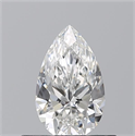 Natural Diamond 0.51 Carats, Pear with  Cut, G Color, VS1 Clarity and Certified by GIA