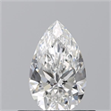 Natural Diamond 0.51 Carats, Pear with  Cut, G Color, VS1 Clarity and Certified by GIA