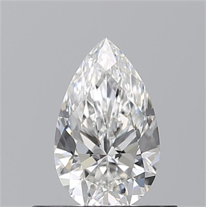Picture of Natural Diamond 0.51 Carats, Pear with  Cut, G Color, VS1 Clarity and Certified by GIA