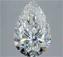 Diamante Natural 2.01 quilates, De pera , Color G, claridad VVS1 y certificado GIA