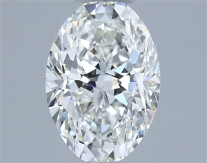 Picture of Natural Diamond 0.70 Carats, Oval with  Cut, H Color, VVS2 Clarity and Certified by IGI