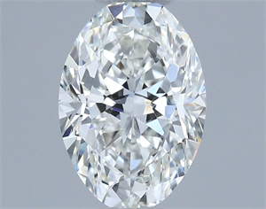Picture of Natural Diamond 0.70 Carats, Oval with  Cut, H Color, VVS2 Clarity and Certified by IGI