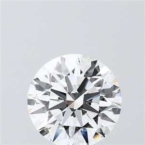 Picture of Lab Grown Diamond 1.50 Carats, Round with Ideal Cut, D Color, VVS2 Clarity and Certified by IGI