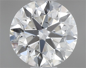 Picture of Natural Diamond 0.50 Carats, Round with Very Good Cut, G Color, SI1 Clarity and Certified by GIA