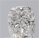 Natural Diamond 0.71 Carats, Cushion with  Cut, F Color, VVS1 Clarity and Certified by GIA
