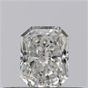 Natural Diamond 0.32 Carats, Radiant with  Cut, D Color, VVS1 Clarity and Certified by GIA
