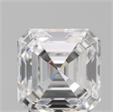 Natural Diamond 1.01 Carats, Asscher with  Cut, E Color, VS1 Clarity and Certified by GIA