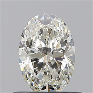 Foto Diamante Natural 0.50 quilates, Ovalado , Color J, claridad VS1 y certificado GIA de
