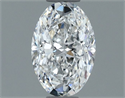 Natural Diamond 0.80 Carats, Oval with  Cut, E Color, VS2 Clarity and Certified by GIA