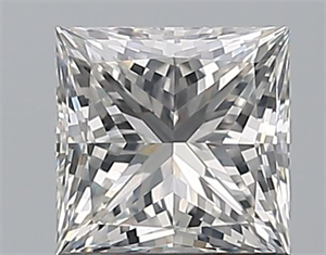 Foto Diamante Natural 1.01 quilates, Princesa , Color G, claridad SI1 y certificado GIA de