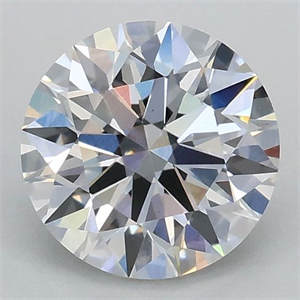 Picture of Lab Grown Diamond 1.07 Carats, Round with Ideal Cut, D Color, VS1 Clarity and Certified by IGI