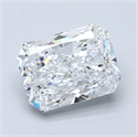 Diamante Natural 2.01 quilates, Radiante , Color D, claridad VS2 y certificado GIA