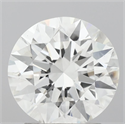 Lab Grown Diamond 2.43 Carats, Round with Excellent Cut, F Color, VS1 Clarity and Certified by IGI
