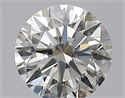 Natural Diamond 0.46 Carats, Round with Excellent Cut, I Color, SI1 Clarity and Certified by GIA