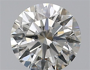 Picture of Natural Diamond 0.46 Carats, Round with Excellent Cut, I Color, SI1 Clarity and Certified by GIA
