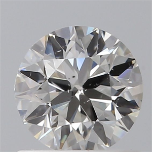 Picture of Natural Diamond 0.70 Carats, Round with Very Good Cut, H Color, SI1 Clarity and Certified by GIA