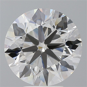 Picture of Lab Grown Diamond 6.01 Carats, Round with Ideal Cut, F Color, VVS2 Clarity and Certified by IGI