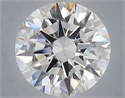 Lab Grown Diamond 6.11 Carats, Round with Excellent Cut, F Color, VVS2 Clarity and Certified by IGI