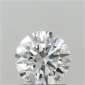 Lab Grown Diamond 1.10 Carats, Round with Ideal Cut, E Color, VVS2 Clarity and Certified by IGI