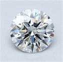 Natural Diamond 1.60 Carats, Round with Excellent Cut, E Color, VVS1 Clarity and Certified by GIA