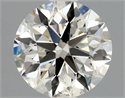 Diamante Natural 0.90 quilates, Redondo , Color K, claridad SI1 y certificado GIA