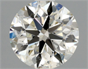 Diamante Natural 0.90 quilates, Redondo , Color K, claridad SI1 y certificado GIA