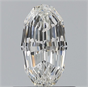 Natural Diamond 0.70 Carats, Oval with  Cut, G Color, VS2 Clarity and Certified by GIA