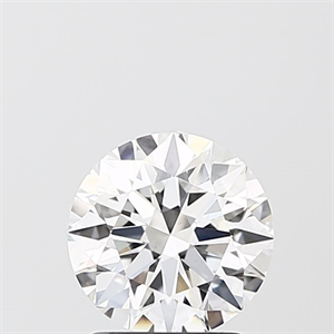 Picture of Lab Grown Diamond 1.54 Carats, Round with Ideal Cut, D Color, VS1 Clarity and Certified by IGI