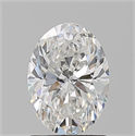 Natural Diamond 1.51 Carats, Oval with  Cut, E Color, SI1 Clarity and Certified by GIA