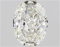 Natural Diamond 0.81 Carats, Oval with  Cut, I Color, IF Clarity and Certified by GIA