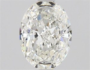 Picture of Natural Diamond 0.81 Carats, Oval with  Cut, I Color, IF Clarity and Certified by GIA