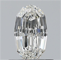 Diamante Natural 0.70 quilates, Ovalado , Color H, claridad VS2 y certificado GIA