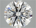 Lab Grown Diamond 3.00 Carats, Round with Excellent Cut, E Color, VS1 Clarity and Certified by IGI