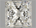 Natural Diamond 1.02 Carats, Princess with  Cut, I Color, VS1 Clarity and Certified by IGI