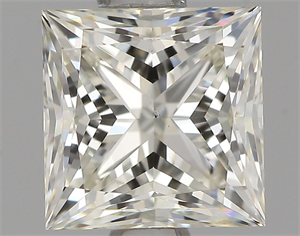 Picture of Natural Diamond 1.02 Carats, Princess with  Cut, I Color, VS1 Clarity and Certified by IGI