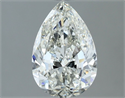 Natural Diamond 1.33 Carats, Pear with  Cut, H Color, SI1 Clarity and Certified by IGI