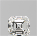Diamante Natural 1.01 quilates, Asscher , Color I, claridad VS1 y certificado GIA