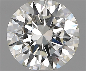 Picture of Natural Diamond 1.01 Carats, Round with Excellent Cut, I Color, SI1 Clarity and Certified by GIA