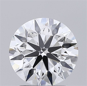 Picture of Lab Grown Diamond 2.01 Carats, Round with Ideal Cut, D Color, VVS2 Clarity and Certified by IGI