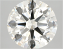 Natural Diamond 3.01 Carats, Round with Excellent Cut, K Color, VS2 Clarity and Certified by GIA